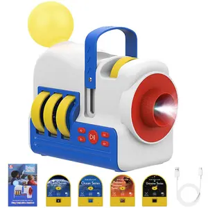 Story Machine, HD Projection Gradual Night Light, Early Education Science Voice Educational Projector Lamp, Boy and Girl Gift Toy, Portable Multifunction