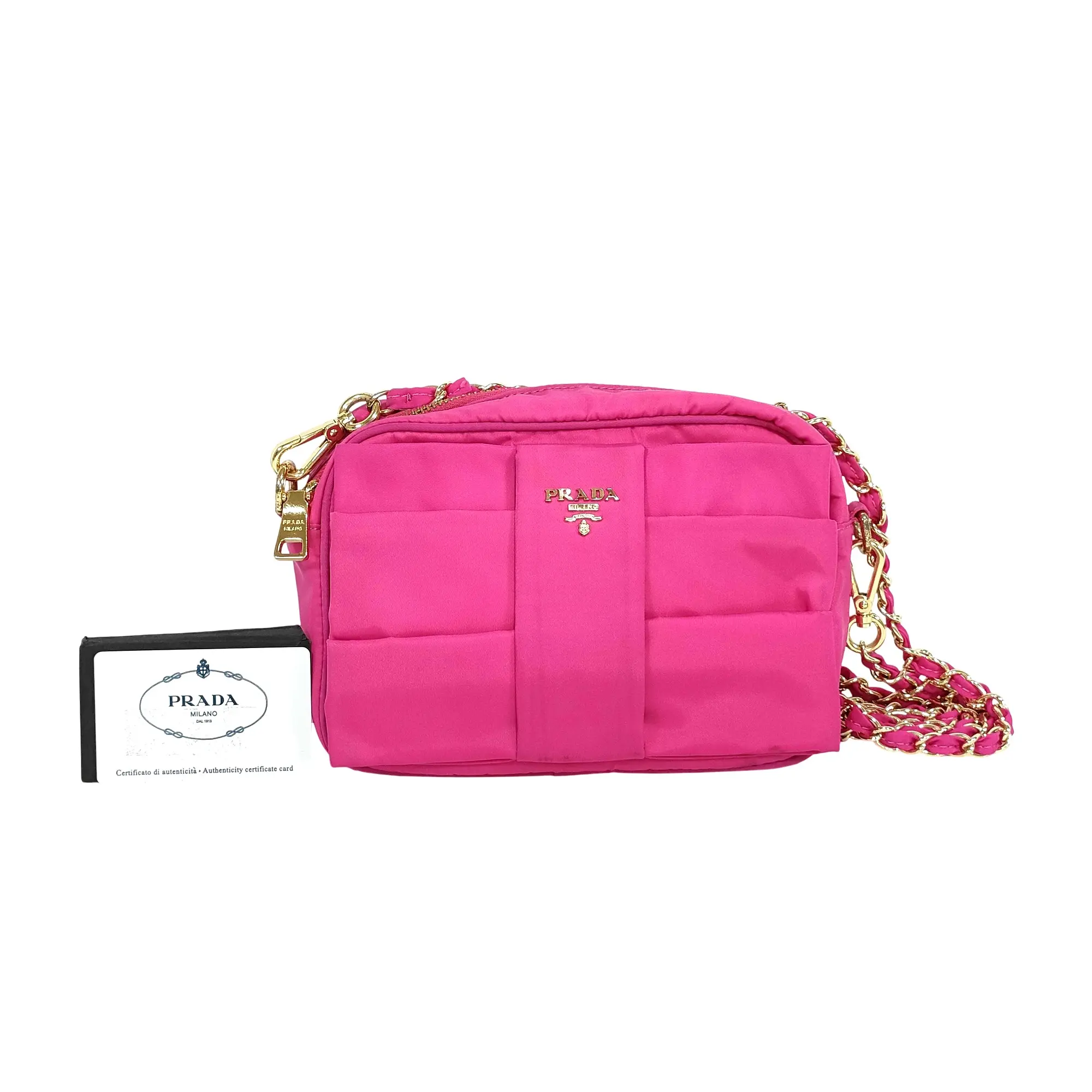 Pre-owned PRADA nylon Shoulder bags Bow Shoulder Bag (2260005739024)