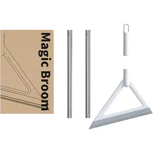 Silicone Magic Broom Squeegee, Multi-Use Home Care Tool for Floor Cleaning and Glass Surface Drying in Living Room, Kitchen