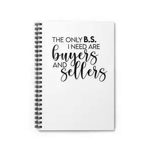 Buyers and Sellers Spiral Notebook | Perfect for Real Estate Agents, Open House Notebook, Gift for Realtors, Realtor Journal, Agent Gift