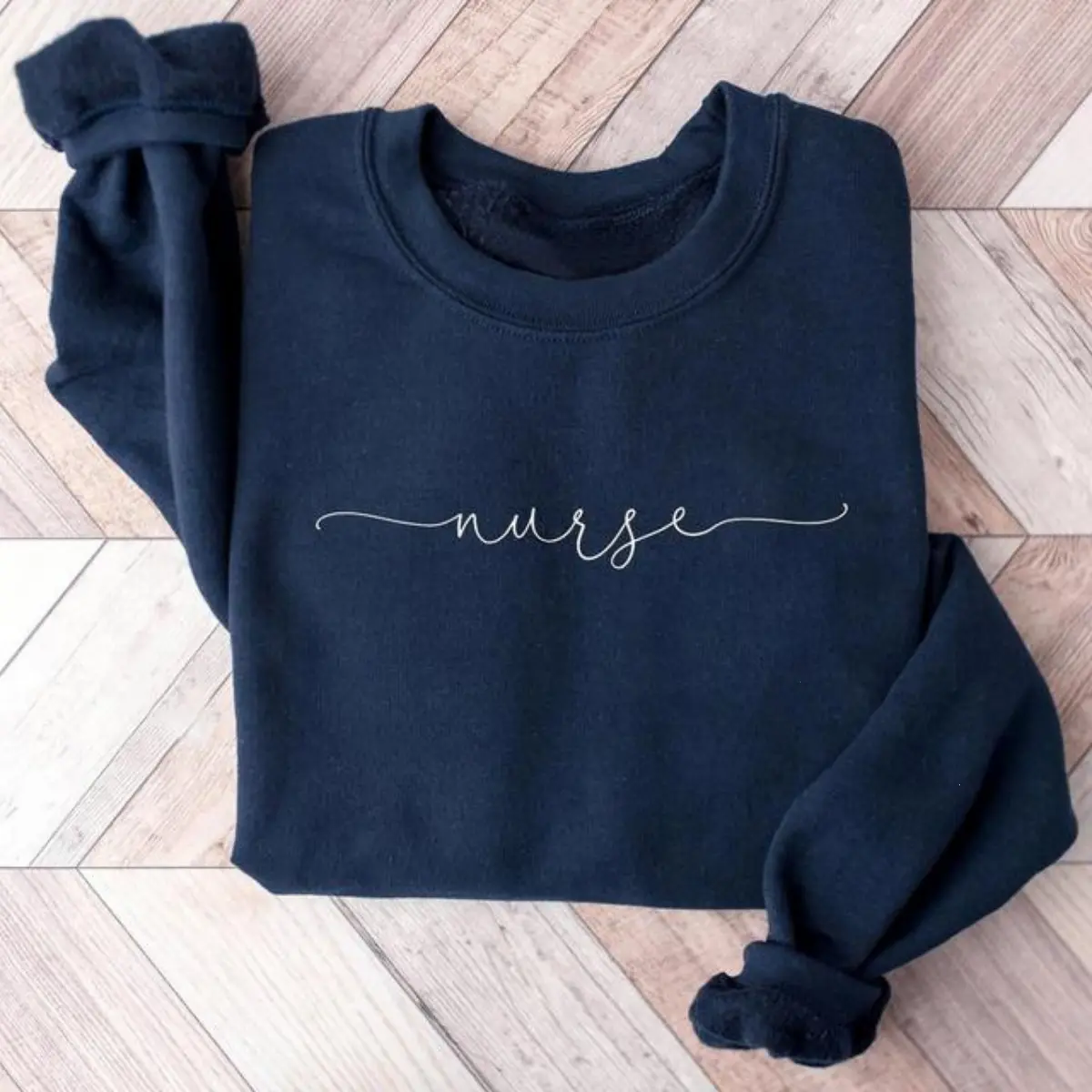 Nurse Sweatshirt – RN ER ICU NICU Crewneck, Cute Nursing Graduate Top, Nurse Appreciation Gift Pullover