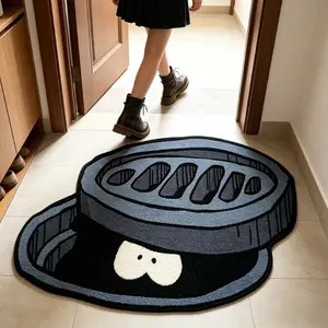 Creative Monster Design Decorative Rug, Home Decor Rugs, Soft Plush Carpet for Living Room Bedroom, Versatile, Washable and Easy Care, Perfect Gift for Home Decor