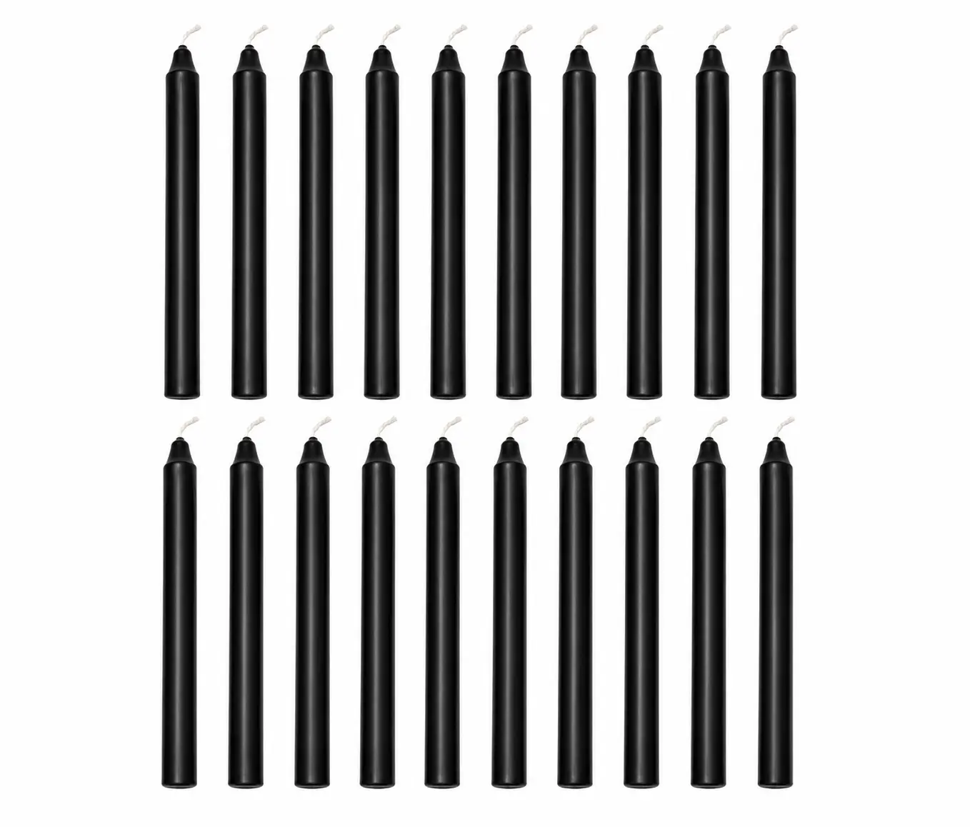 Mini Unscented Black Or Green Candles 20pk 5" | Chime Candles | Spell Candles Mini Unscented Black Or Green Candles 20pk 5" | Chime Candles | Spell Candles