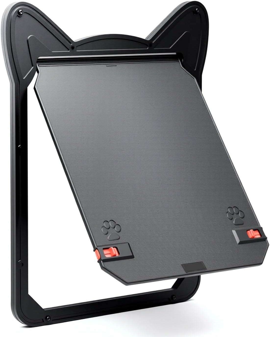 Pet Screen Door for Small Dogs & Cats - Heavy Duty Magnetic Lockable Flap, Inside Door 8.59x6.62inch, Easy Install for Sliding Glass/Patio Doors Screen, Scratch-Resistant & Security Latch (Size M)