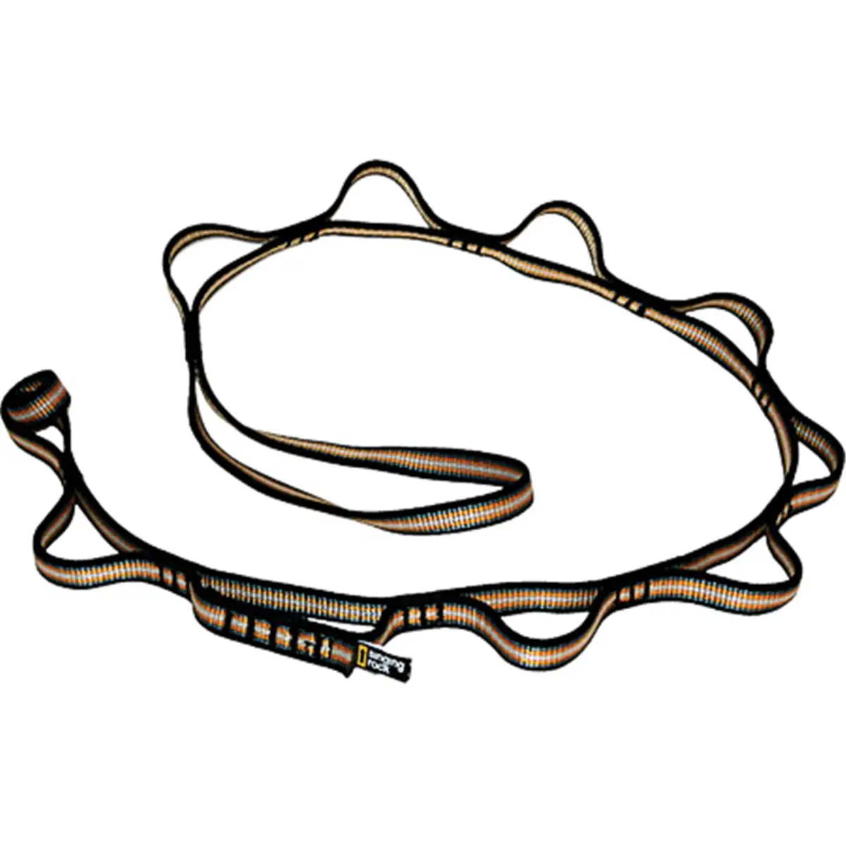 Singing Rock Safety Daisy Chain - Adjustable, 120cm/47in, CE Certified, for Climbing, Mountaineering Safety Enhancement