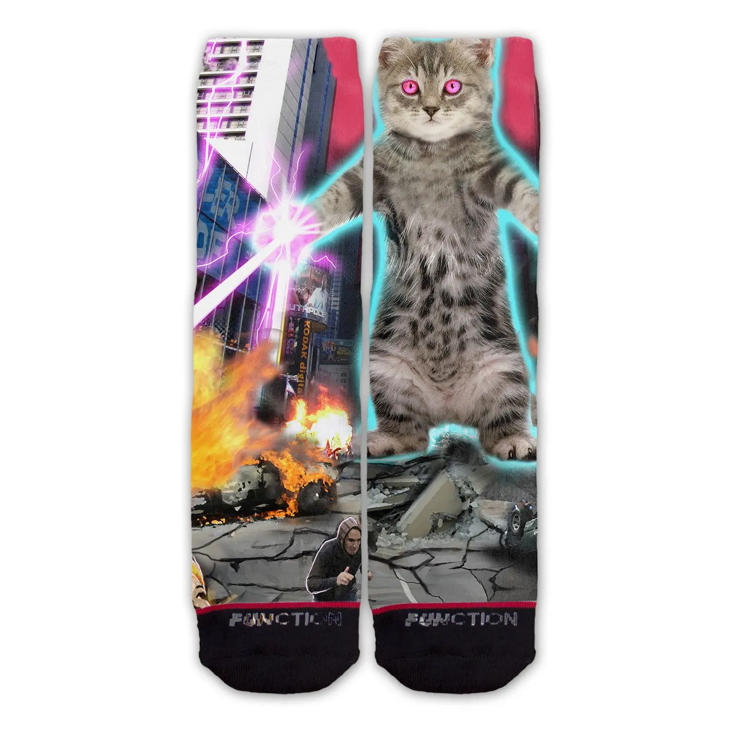 Function - Laser City Kitten Fashion Socks