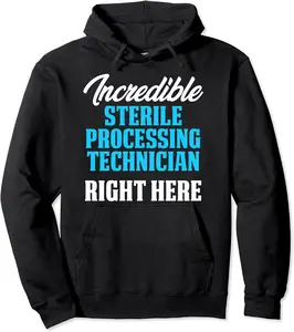 Sterile Processing Technicians Fun Strength Funny Tech Pullover Hoodie - Dacodaqu Shop 73B08PQD2K98