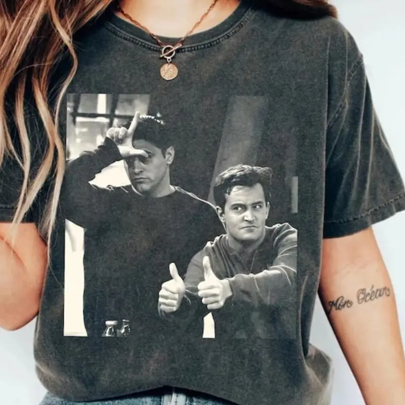 90s Retro Vintage Graphic Chandler Friends Sitcom Shirt, Chandler Bing Friends Shirt, Friends Chandler Shirt, Matthew Perry Shirt, Friends Chandler Shirt Unisex Crewneck Menswear