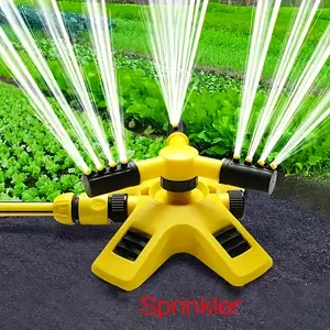 360-Degree Automatic Rotating Sprinkler Head - Durable Plastic, No Battery Needed, Ideal For Lawn & Garden Irrigation, Garden Watering Solution|Automatic Sprinkler System|Plastic Sprinkler Head, Garden Sprinkler, Adjustable Watering System