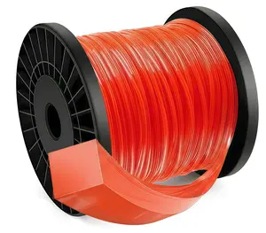 Heavy Duty Square Nylon Trimmer Line, 2.4mm 0.095 Inch, 5LB Large Spool, 1280 FT Universal Replacement Weed Wacker String for Lawn Grass Mowing