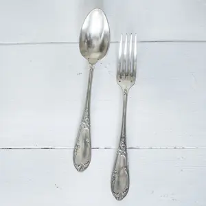 Vintage French Hotel Silverware Set - Un