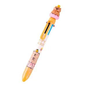 Multicolor 6-in-1 Retractable Ballpoint Pen, 6-Barrel Ballpoint Pen
