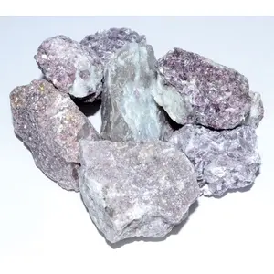 Lepidolite Untumbled Stones 1 lb Raw Lithium Mica Crystal Bulk