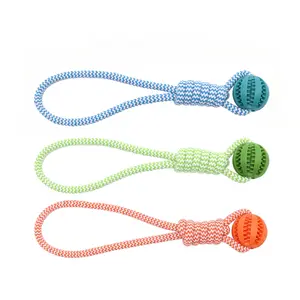 Pet Rope Knot Teething, Tug of War Training, Chew Toy, Champion Trophy, Plush Dog Toy, Interactive Dog Toy