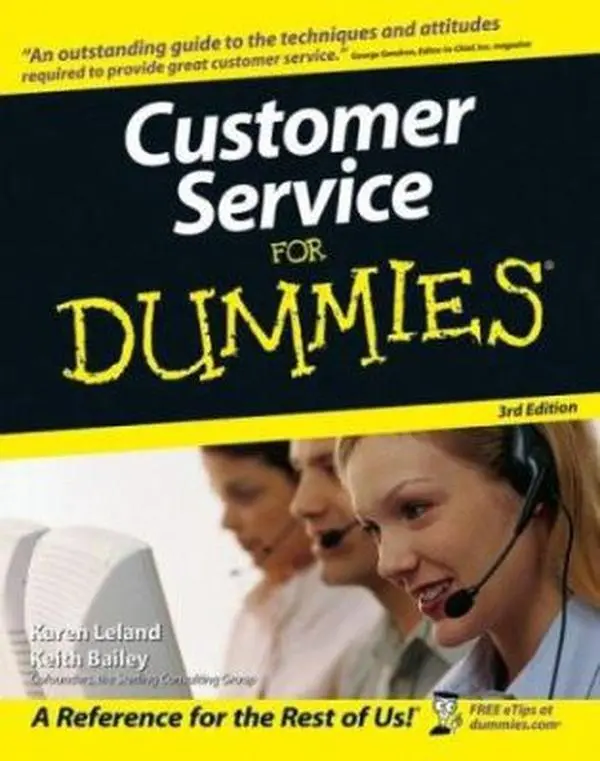 USED Book - Customer Service For Dummies by Karen Leland (Paperback) - english