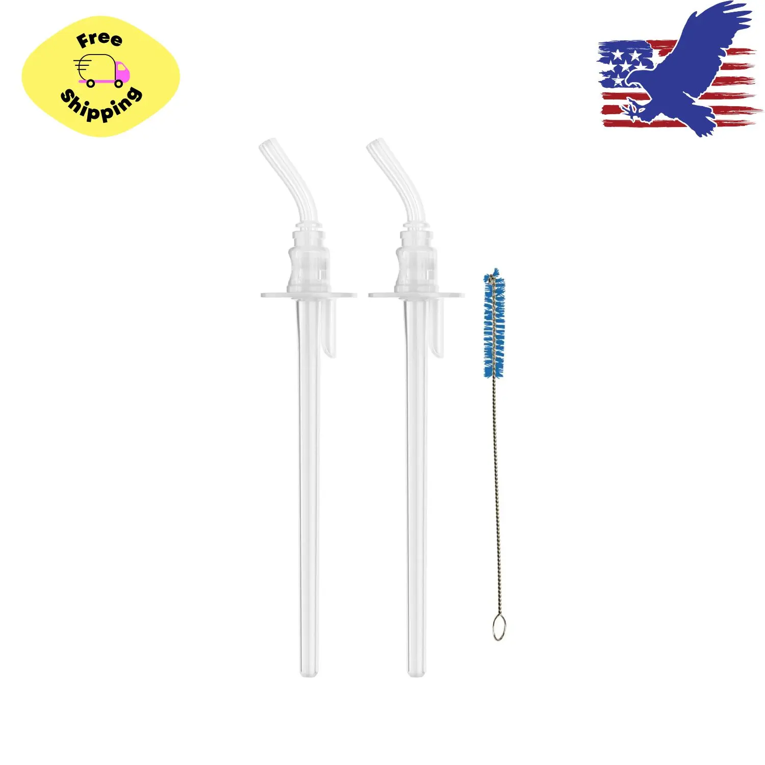 Milestones Insulated Straw Cup Replacement Kit, 2-Pack