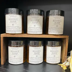 Restful Sleep | 1.5 oz | Organic | Calming Herbal Blend | Supports Winddown & Sleep