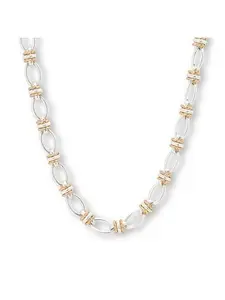MarlaWynne Two-Tone Cable Chain 24" Necklace