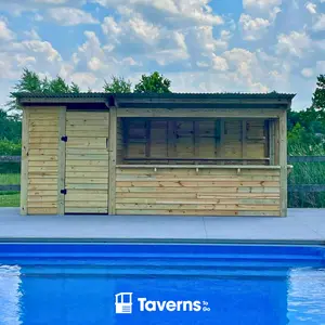 The Sidekick Backyard Bar with Storage by TAVERNS-TO-GO