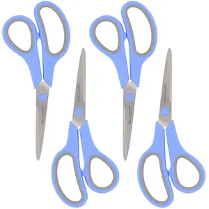 Westcott 40pc Sidekick, 8" All Purpose Scissors with Soft Handle 4pk (68066-Parent)