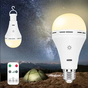 USB-C Rechargeable Light Bulb with Remote Control, E27 Smart Battery Bulb, Touch Control Dimmable LED Bulb with Timing Function for Home, Dimmable Bulbs