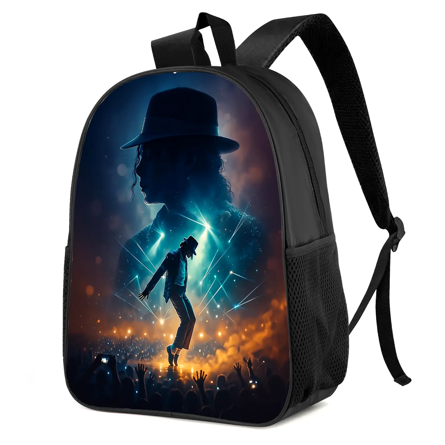 Trendy Canvas Style Storage Backpack Waterproof Organizer Bag with Compact Storage Pouch