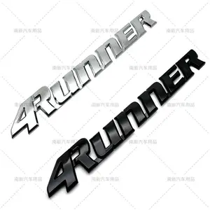4Runner Emblem Badge Rear Trunk Decals Decoration Stickers For Tundra Tacoma 4runner Pickup Trucks Car Styling Car Accessories