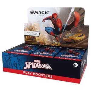Magic: The Gathering Marvel's Spider-Man Play Booster Box 30 Packs with Foil Cards & Rare Cards