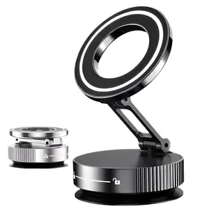 2026 Upgraded Car Magnetic Phone Mount, 360° Rotatable Foldable Portable Multi-Functional Holder, Car & Home Use, Compatible with iPhone 17 Pro Max 16 15 Air and Most Smartphones, Car Phone Holders