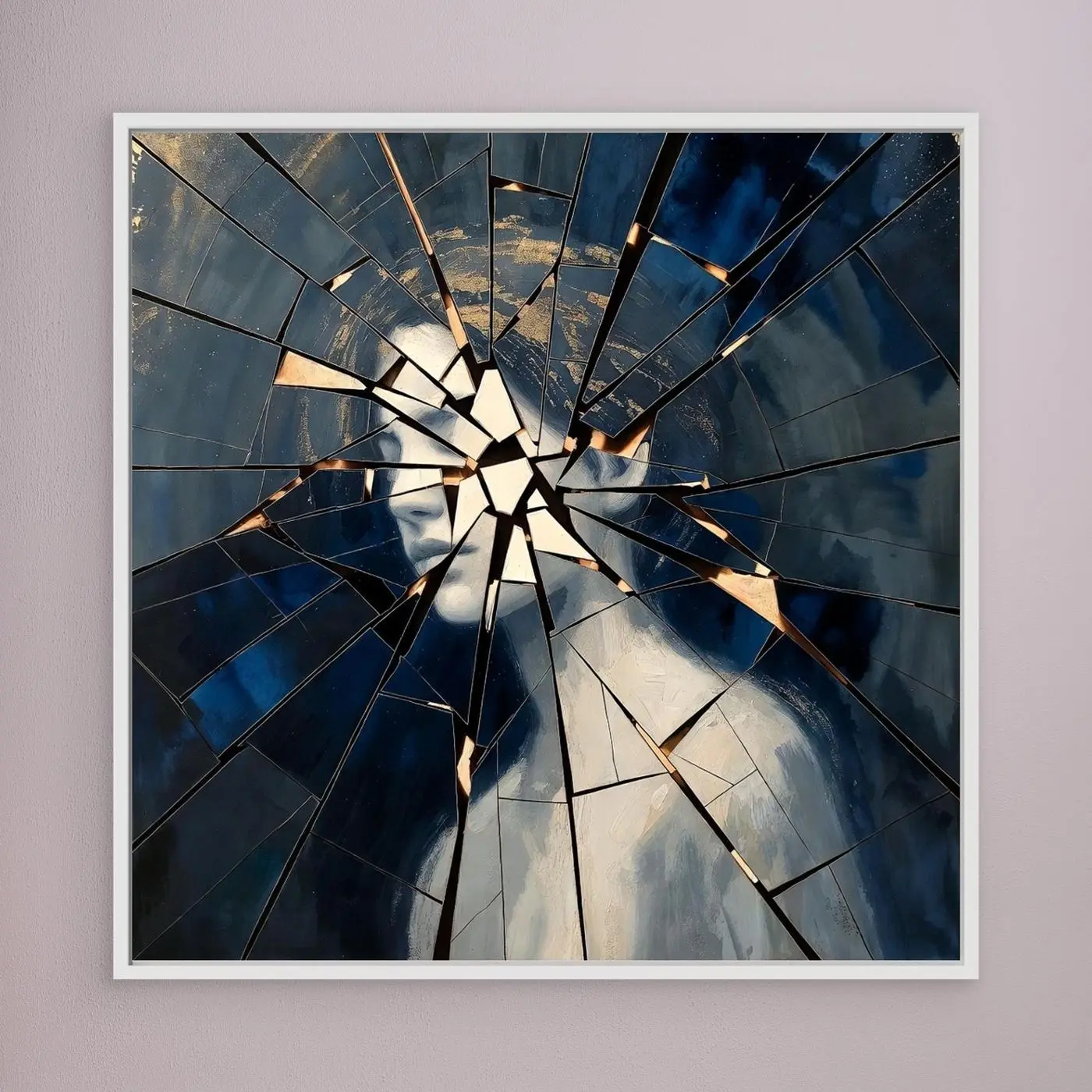 Fractured Reflection – Mental Health Wall Art