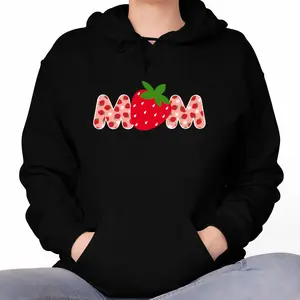 Breathable Crew Neck Strawberry Hoodies – Great for First Birthday Party Outfits