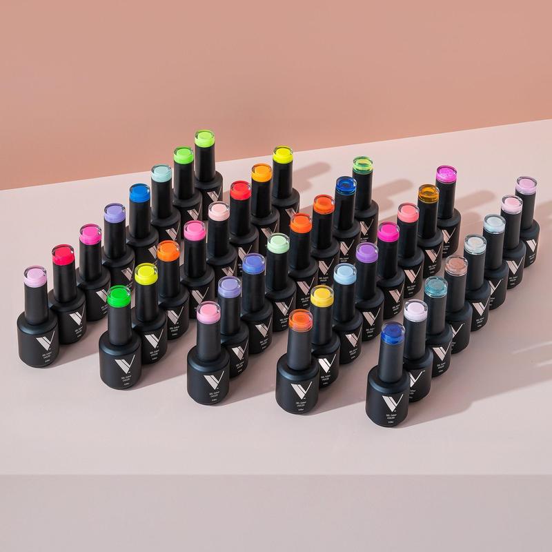 V Beauty Pure Gel Polish Quarter Line - Bright Tones 10ml Soak-Off High-Pigment Long-Lasting UV LED Compatible Salon-Quality Manicure Flawless Cutics Cosmetic