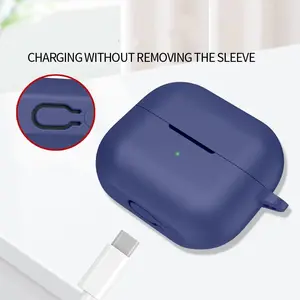 For Samsung Galaxy Buds 3 Pro/3 Headphone Silicone Case Earphone Protective Cover Drop-proof Dust-proof Headphone Cover Audio Accessory