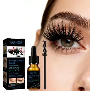 Natural Castor Oil Seven-Day Rapid Growth Eyelash Serum,Eyelash Growth Serum - 7-Day Fuller, Longer Lashes, Gentle Nourishment for Lashes & Brows, Precision Applicator