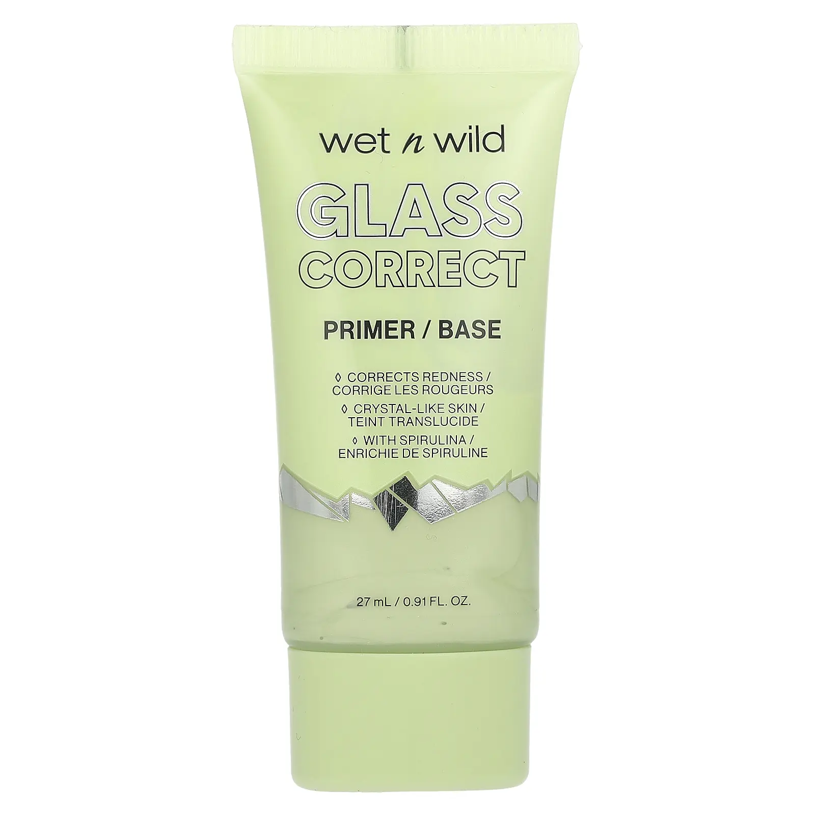 wet n wild Glass Correct Primer, 1111912 Green, 0.91 fl oz (27 ml)