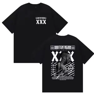 XXXTENTACION Tour Album 2026 Graphic T-Shirt, Hip Hop Gothic Aesthetic Vintage Dark Streetwear Style Tee, Unisex Music Fan Outfit for Rap Lovers Daily Wear, Cotton Summer Casual Short Sleeve Shirt