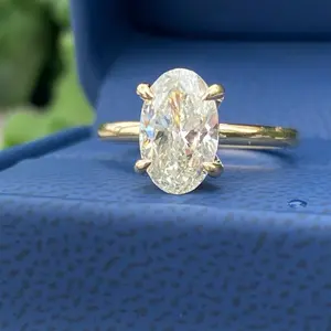 2.01ct. NATURAL Diamond J Color SI2 Clarity IGI set in 14K yellow gold– Wholesale Pricing!