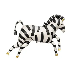 39" Zebra Mylar Balloon