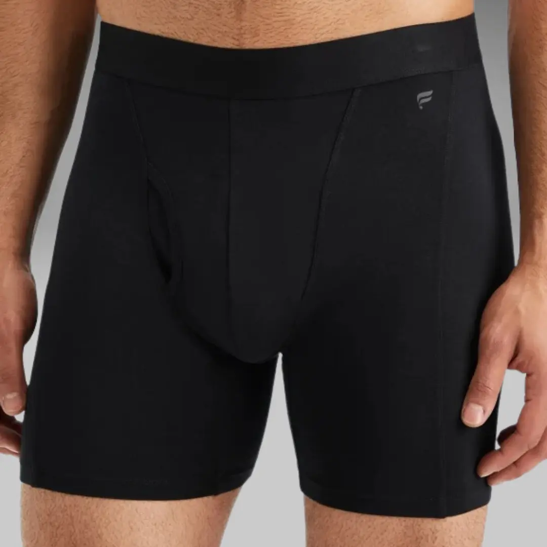 Fabletics Men's The 24-7 Boxer Brief - 5in Inseam, Spandex-Modal-Cotton Day Fabric Underwear Fabletics Men's The 24-7 Boxer Brief - 5in Inseam, Spandex-Modal-Cotton Day Fabric Underwear