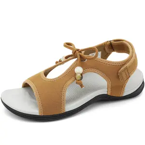 UBFEN Womens Sport Sandals Outdoor Hiking Walking Trails Boating Moderate Arch Support Adjustable Rope Straps