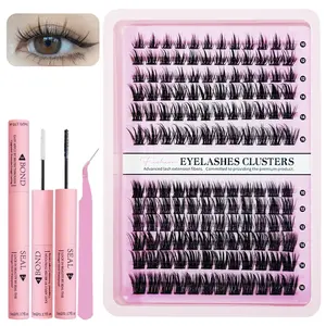 DIY Eyelash Extension Kits and Clusters 10-16mm | Eyelash Adhesives and Sealers Eyelash Cosmetics Eyelash Extensions Eyelash Newbies, Eyelash Clusters Midyear New!