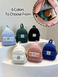 Multifunctional Mini Backpack, Portable Solid Color Bag, Phone Pouch, Key Holder, Lightweight Casual Backpack, Unisex Small Travel Bag