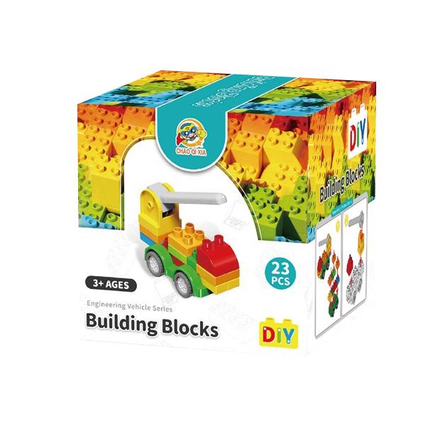 【23-in-1 Mega Pack】Compatible with LEGO Blocks, 3+ Engineering Vehicle Toys - Creative STEM Building Kit, Perfect Gift for Kids Boys Girls Ages 4-8