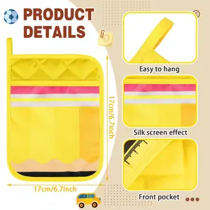End of School Year Gifts Pot Holders with Pocket Reusable Thank You Teacher Gifts Heat Resistant Oven Mittens Kitchen Insulation Pads for Teachers Staff Employees Kitchen Essentials Coworkers Bakeware Baking Cooking