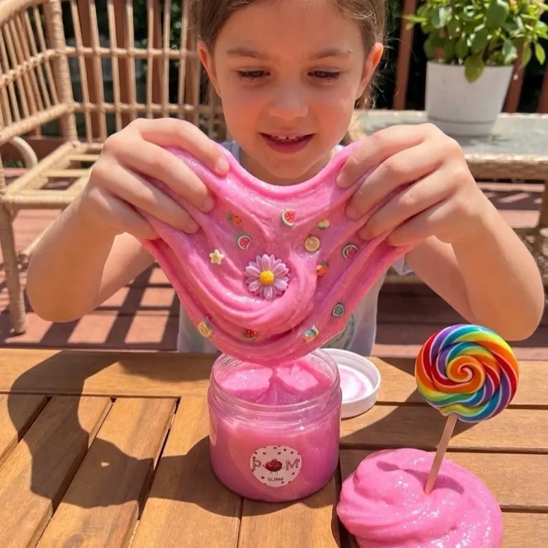 Cotton candy slime