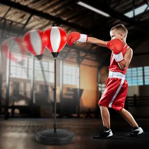 Mother's Day  Punching Bag,  Stable Inflatable Boxing Bag for 3-6 Kids, Dinosaur Toy & Gifts for Boys and Girls, Kids Boxing Set for Practicing Karate, Taekwondo, summervibes,gift box packaging,with gloves