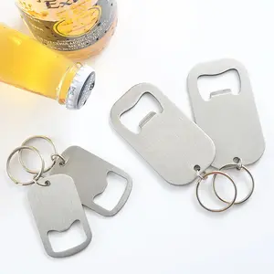 Stainless Steel Bottle Opener Keychain