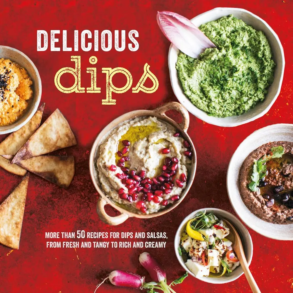 USED Book - Delicious Dips: More Than 50 Recipes for Dips from Fresh and Tangy to Rich and Creamy (Hardcover) - english
