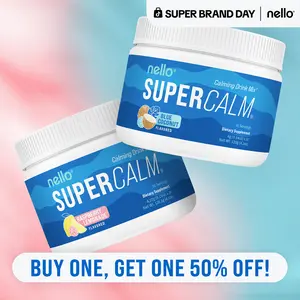 Supercalm Best Selling Flavors Bundle Tubs (2-Pack) : Calming Drink Mix with KSM-66 Ashwagandha, Vitamin D3, Magnesium & L-Theanine – Supports Cortisol Balance, Mood & Sleep, Helps Manage Occasional Stress – Tub (30 Servings) Natural Ingredients