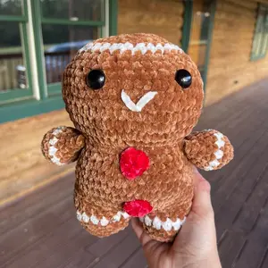 Gingerbread man plushie